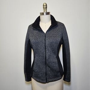Time and Tru Women's Charcoal and Black Utility Jacket